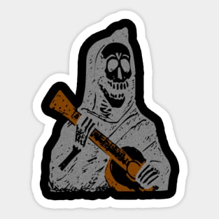 Halloween Minstrel Sticker